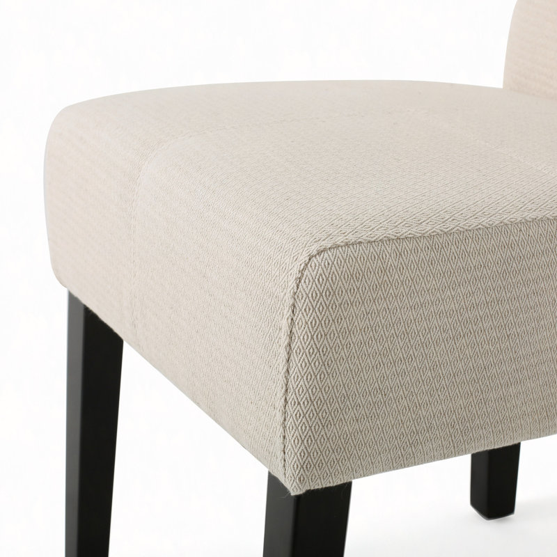 Ensemble de 2 chaises de salle à manger, revêtement en T élégant, pieds en bois, minimaliste et moelleux