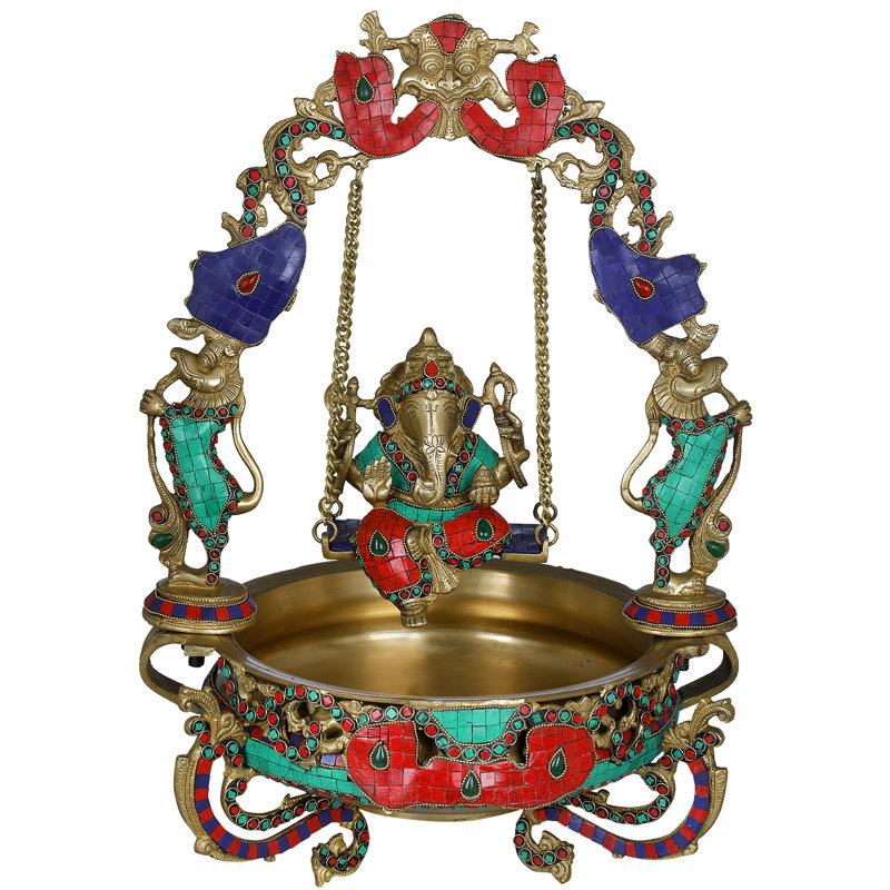 Figurine Ganesha Swing Urli