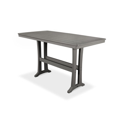 Nautical Trestle 38" x 73" Bar Table