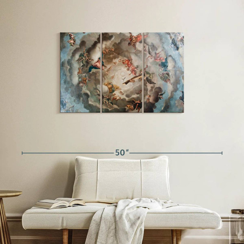 Leisha Renaissance Sky, 24" H x 38" W