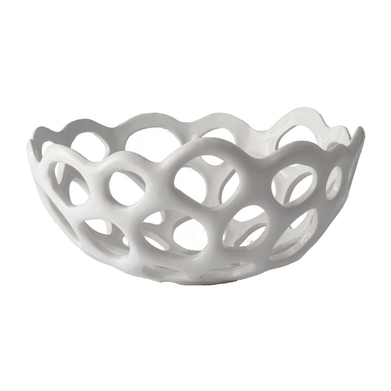 Bol perforé en porcelaine