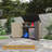 260 Gallons Durable Plastic Lockable Waterproof Outdoor Storage Shed-127346787