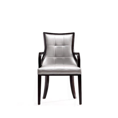 Chaise de salle à manger en argent