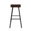 Tabourets de bar contemporains en bois - avec siège carré de 2 matériaux solides et faciles à nettoyer-586499732