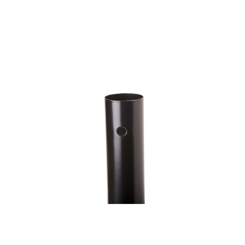 Architectural Mailboxes Black Powder Coated Steel In-Ground Mailbox Post
