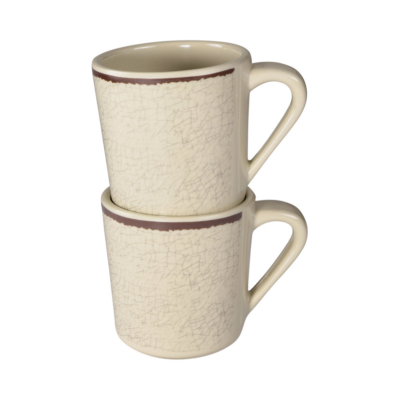 Mojave Melamine Coffee Mug, Vanilla, 10 oz