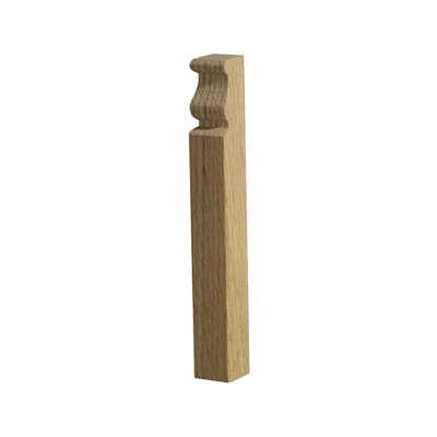 8.25'' H x 0.88'' W x 0.88'' D Wood