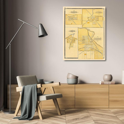 Alcott Hill® Baskin Gallery Wrapped Canvas Art Titled: Frankton, Elwood, , Anderson Indiana