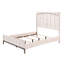 Lit de grand lit contemporain 1pc Beige
