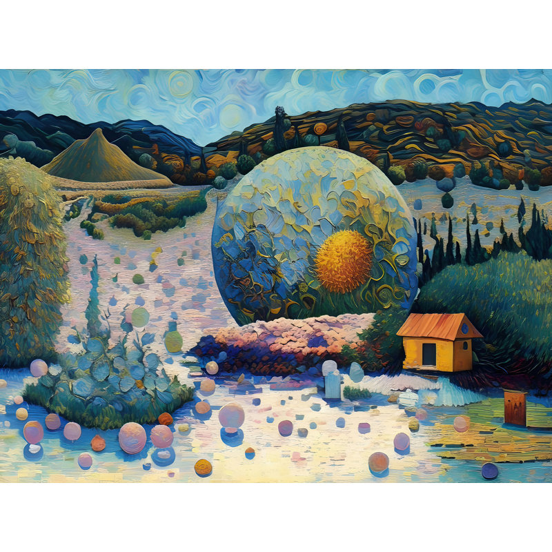 Modern Earth 243, 45" H x 60" W