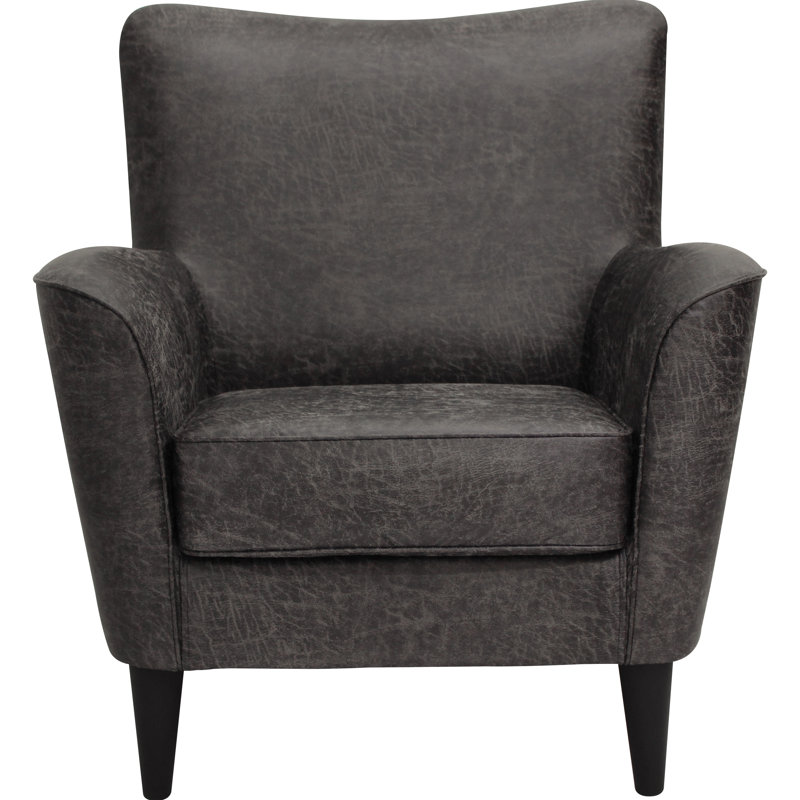 Fauteuil Hickson, Similicuir fumée