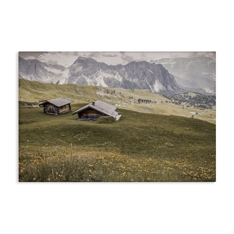 Toile au pied des montagnes, conception par ERIN MARIE, H 24 po x l 36 po