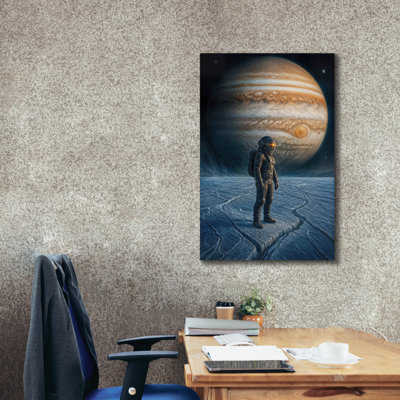 Toile épique «Tall Tall On Europa» par Rey Klimt, art épique, 26 po x 40 po