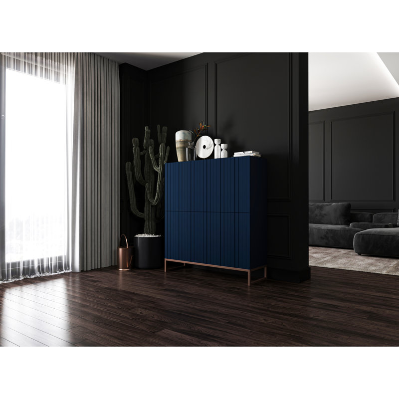 Sideboard Parthena 112 cm, Navy Blue