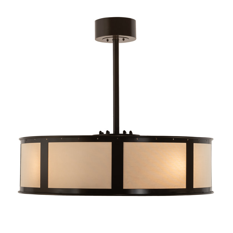 Luminaire suspendu tambour 4 lumières