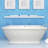 Rockwell 66'' x 36'' Air Acrylic Bathtub-88695675-88695676