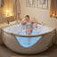 Moderne 20 jets et tourbillons de baignoire en acrylique