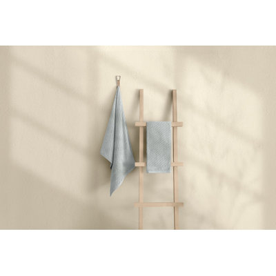 Luxury Bath Towel Set (2 Pieces), Grey, Bath Towel 27.6 x 55.1 inches & Hand Towel 19.7 x 35.4 inches | 100% Cotton, 12.3 oz/sq yd | Machine Washable, Quick-Dry, Soft & Absorbent | Perfect for Home Spa Experience