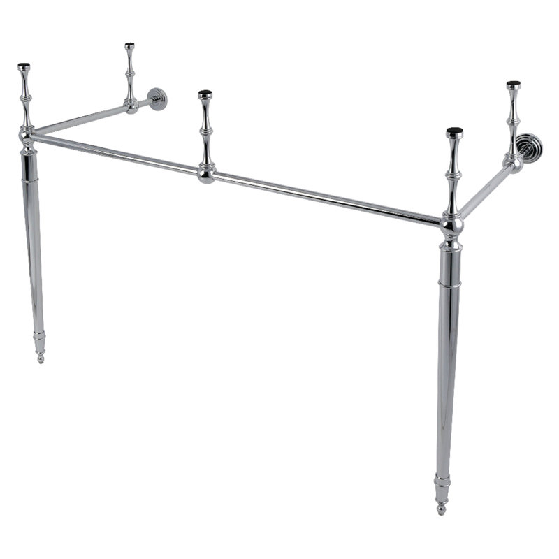 Pattes de lavabo en laiton Kingston, Chrome poli