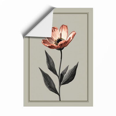 Striped Tulip Study Botanical - Print