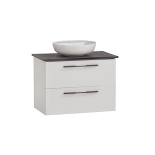 Maxim 66mm Single Bathroom Vanity with Vessel Ceramic Basin