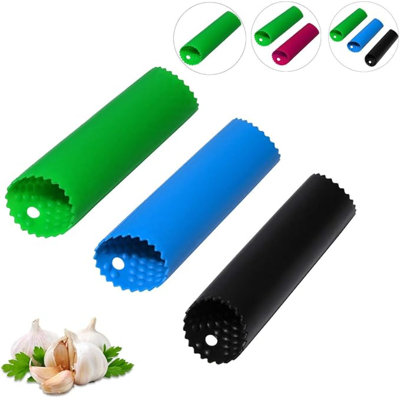 Outil de cuisine à peler l'ail (3 couleurs)