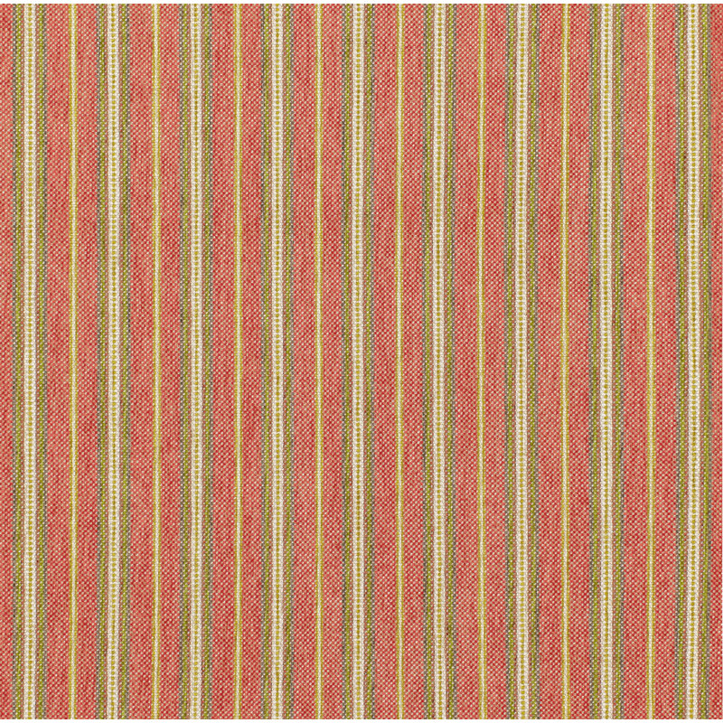Toscana Stripe Fabric, Tuscan Red