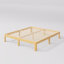 Structure de lit plateforme robuste en fer et bambou Amylia en bois massif et métal sans sommier-2136839198-2108340611