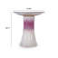 Bain d'oiseaux en céramique pour patio, jardin - rose ombré-1751814581