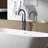 Modern Matte Black Freestanding Bathtub Faucet With Hand Shower Feature