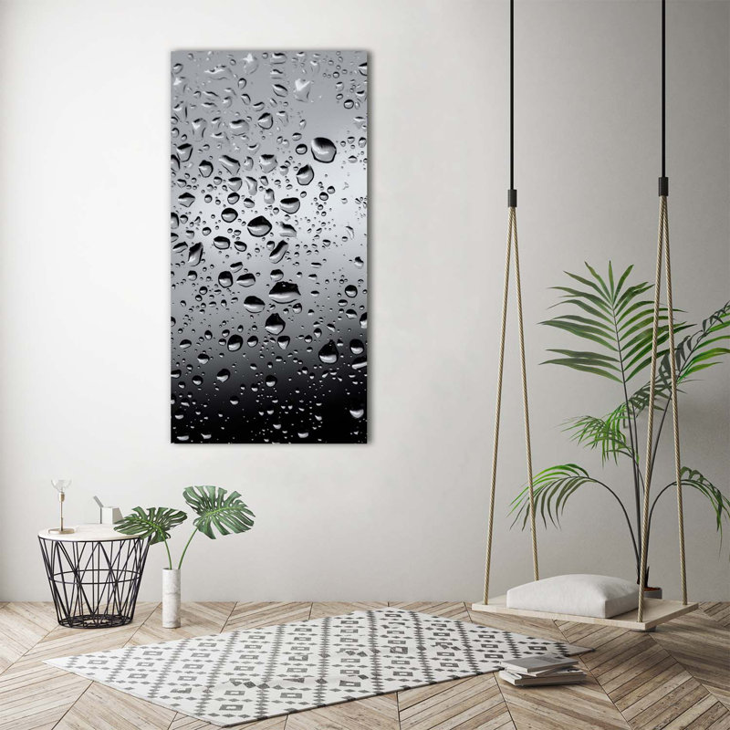 Drops Of Water - Wrapped Canvas Print