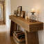 Table d'entrée de style champêtre, console, table de vestibule, table de canapé