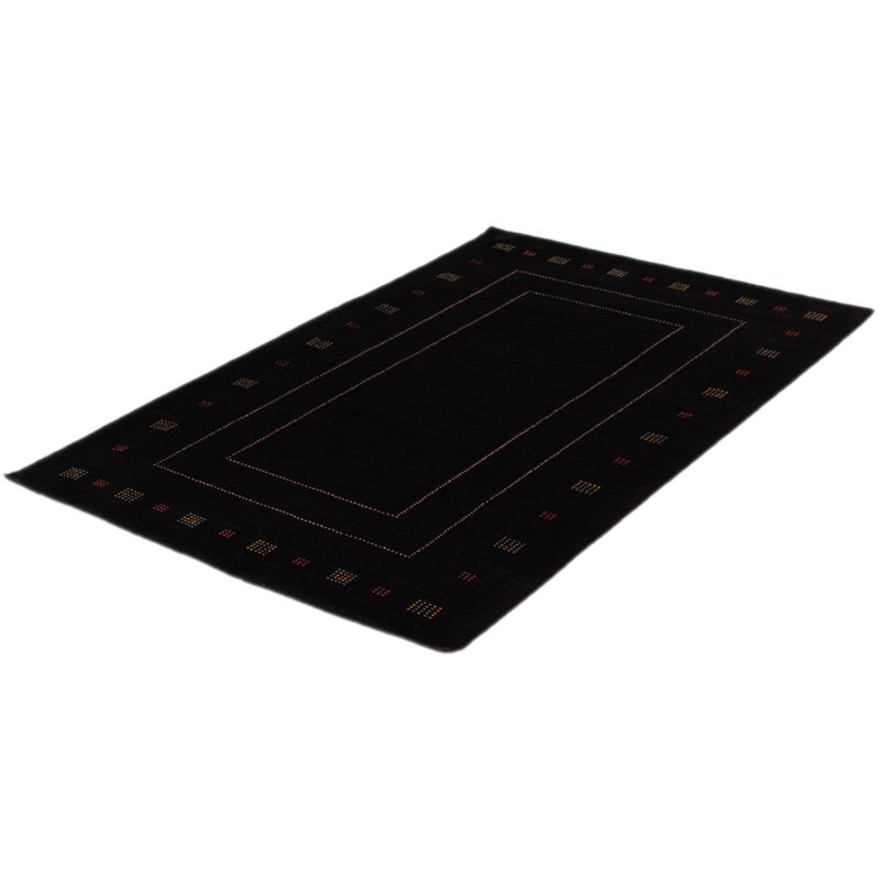 Tapis noir Mclellan Luribaft 5 pi 7 po x 8 pi 6 po, Rectangle 5 pi 7 po x 8 pi 6 po