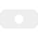 Emerald Architectural Grade PVC Contemporary Ceiling Medallion 3" Inside Diameter