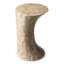 Jaxon Oval Fossil Stone Side Table