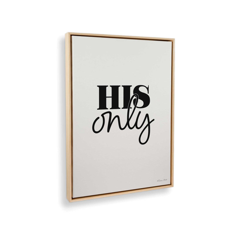 «His Only» par Susan Ball, reproduction d'art, L 24 po x H 32 po, Tanné, Toile avec cadre