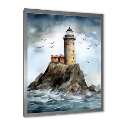 Ocean Watchtower I - Coastal Canvas Prints
