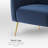 Samouri Modern Channel Tufted Barrel Accent Chair-526241700