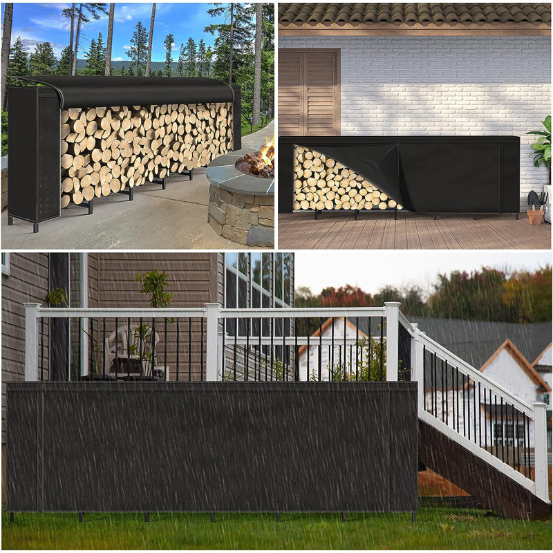 96'' W Metal Log Rack