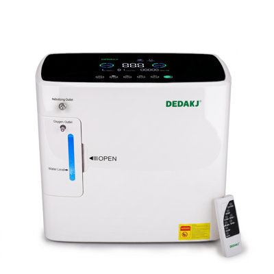 Home Oxygen Generator, 2‑9L/min Adjustable Flow, Nebulization Function, HD LED Touch Screen