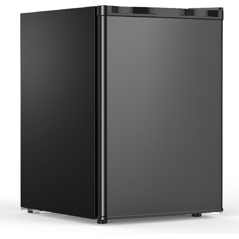 COWSAR 2.6 Cu.Ft Mini Fridge with Freezer for Bedroom Dorm, Black