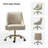 Westlyn Task Chair with Velvet and Double Wheel-103369490-28329885
