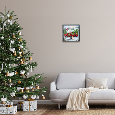 «Holiday Truck & Tree», estampe numérique de Jean François