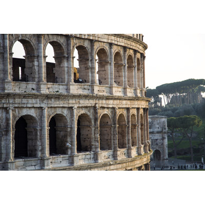 View Of The Colosseum by Andreaflavioni - Wrapped Canvas Print