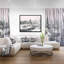 «Gray Winter Vector», reproduction de photo sur toile tendue encadrée-26664869