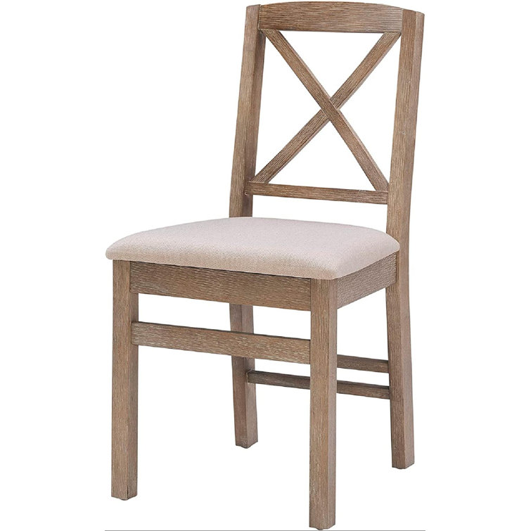 Gracie Oaks Pompilus Polyester Blend Cross Back Side Chair - Wayfair Canada