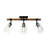 Baskin 24'' 3 -Light Fixed Track Track Kit with Dimmable