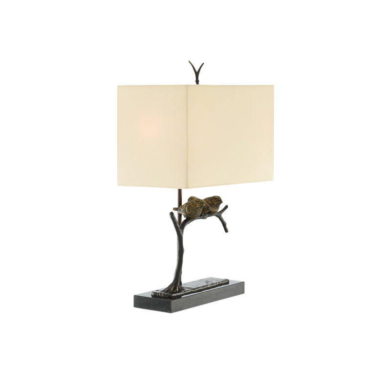 Lampe de table en bronze / noir 24,75 po Sparrow