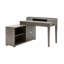 Bureau en L avec mini huche et trois tiroirs