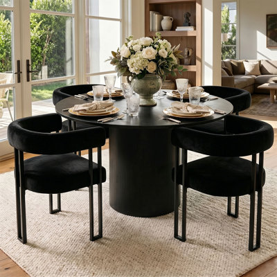 Beore 18.5"Stain Resistant Velvet Armchair